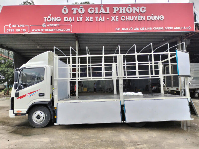JAC N250S PRO E5, Thùng Bạt 4.46m, 2.5 Tấn