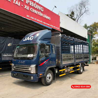 JAC N750 PLUS E5 Thùng Bạt 6m2, Tải 7,3 Tấn 180 Mã Lực
