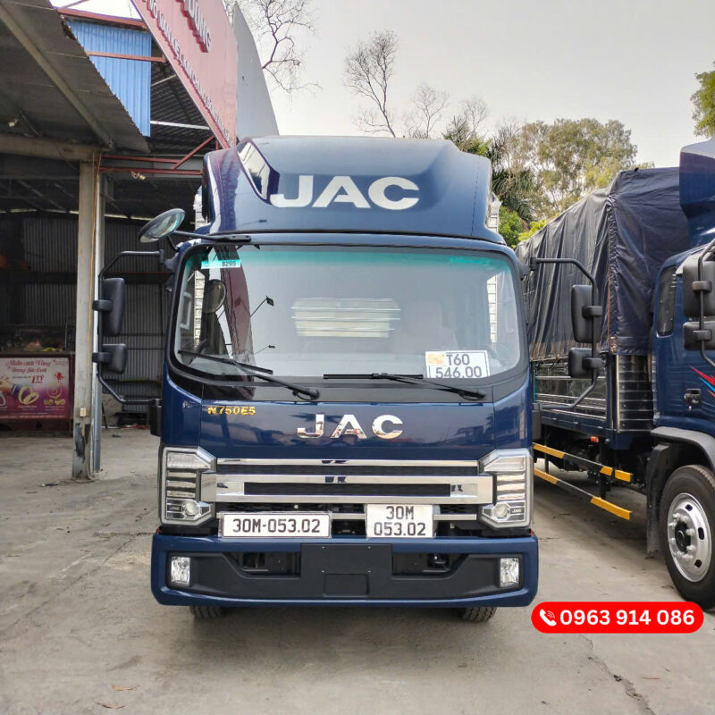 JAC N750 PLUS E5 Thùng Bạt 6m2, Tải 7,3 Tấn 180 Mã Lực