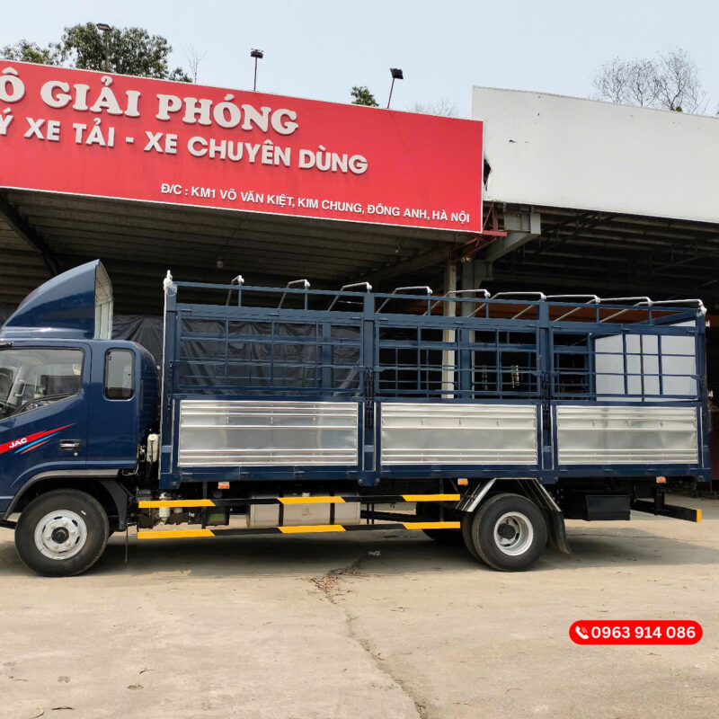 JAC N750 PLUS E5 Thùng Bạt 6m2, Tải 7,3 Tấn 180 Mã Lực