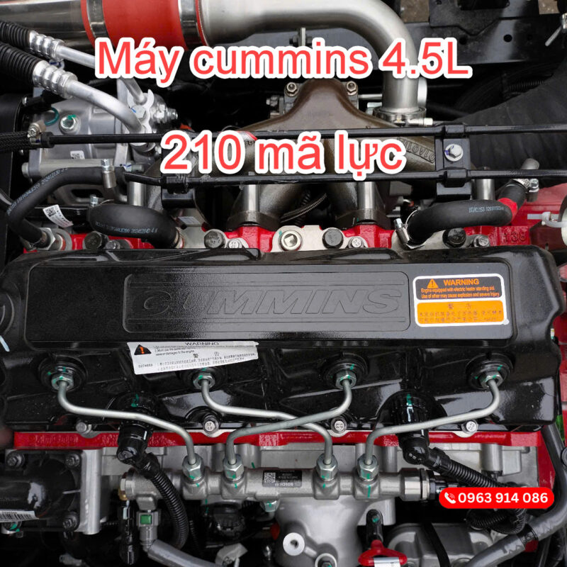 JAC N800 PLUS E5 Thùng Kín 7.6m, 8 Tấn, Động Cơ Cummins