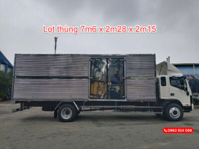 JAC N800 PLUS E5 Thùng Kín 7.6m, 8 Tấn, Động Cơ Cummins