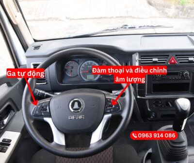 Đồng Vàng NS700 Thùng Bạt 5m, 8 Tấn, Hộp Số 2 Tầng 8 Cấp