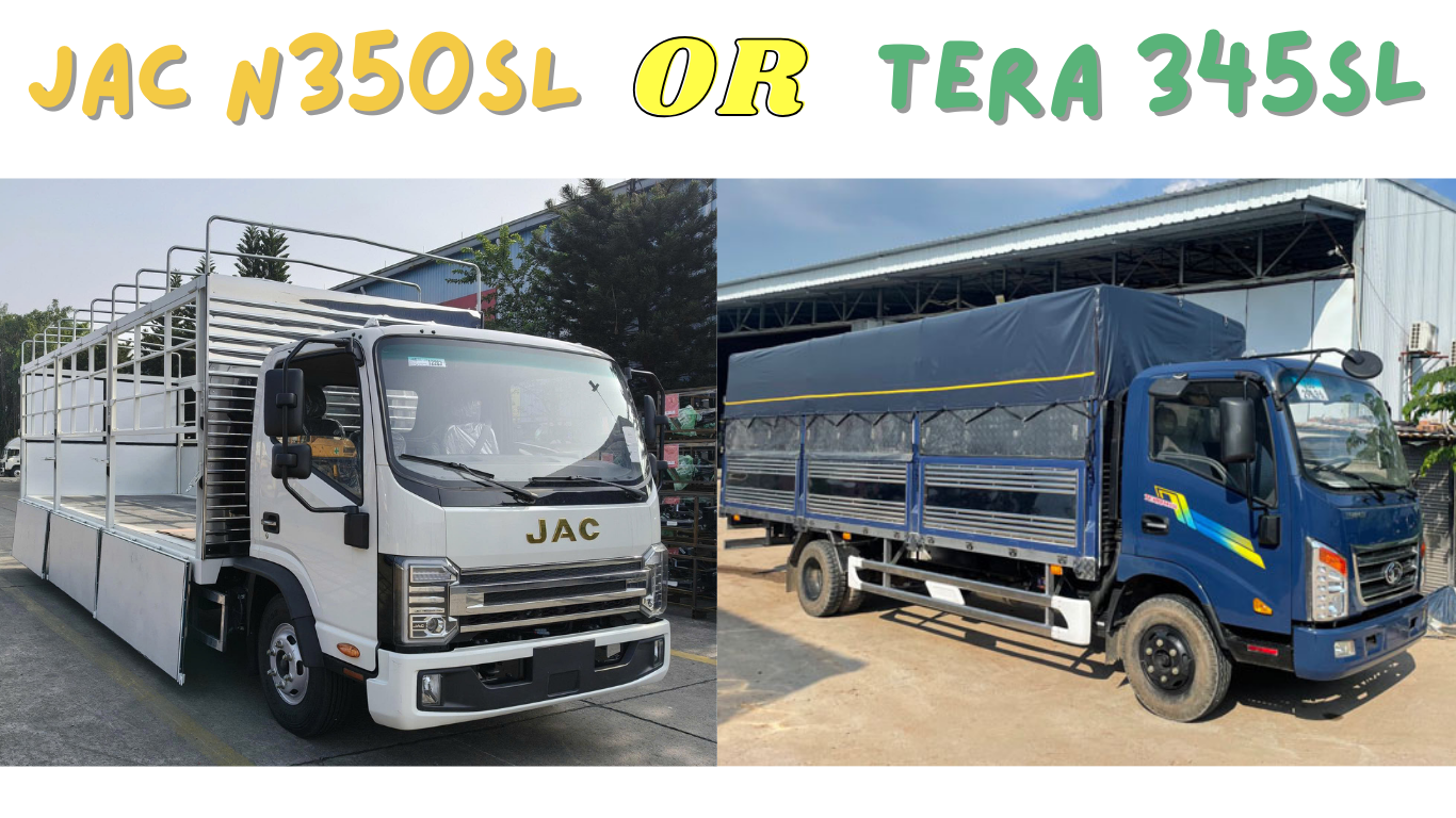 Jac N350SL E5 Thùng Dài 6.2m 3.5 Tấn So Sánh Với Tera 345SL